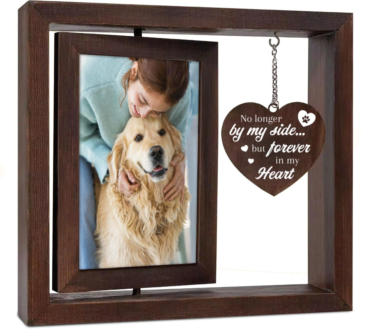 AnimoGoods Pet Memorial Picture Frame - Dog Memorial Gift for Loss of Dog - Pet Remembrance Gift - Pet Memorial Keepsake - Pet Memorial Gift for Dogs - Loss of Dog Sympathy Gift