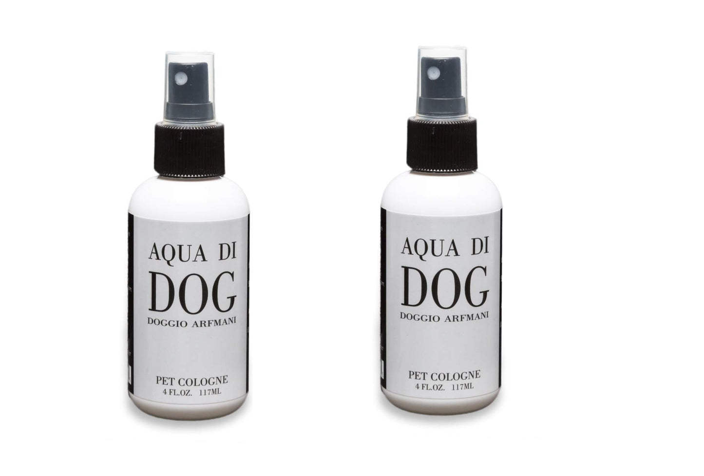 Sempré by Nature Labs Designer Pet Colognes Pet Fragrances for the Best Smellers. (2) 4oz Bottles (Aqua Di Dog)