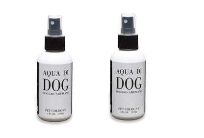 Sempré by Nature Labs Designer Pet Colognes Pet Fragrances for the Best Smellers. (2) 4oz Bottles (Aqua Di Dog)