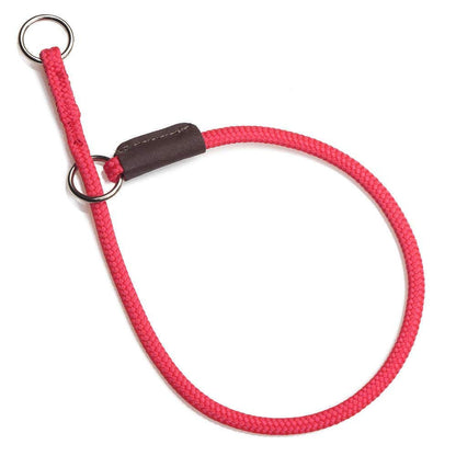 Mendota Pet Show Slip Collar - Made in The USA - Red 20 in