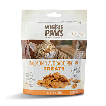 Whole Paws Cat Treats Salmon & Avocado Recipe 3 Ounce