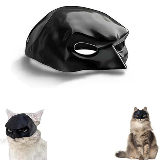 BEURFUX Cat Bat Mask Cat Bat Cosplay Hat Mask for Cats Halloween Costume Accessories Funny Cat Bat Cosplay Mask Hat for Cat