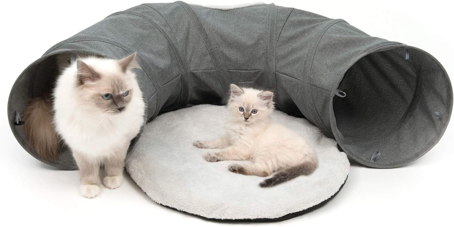 Companion Gear Cat Play Tunnels and Bed 2-pack