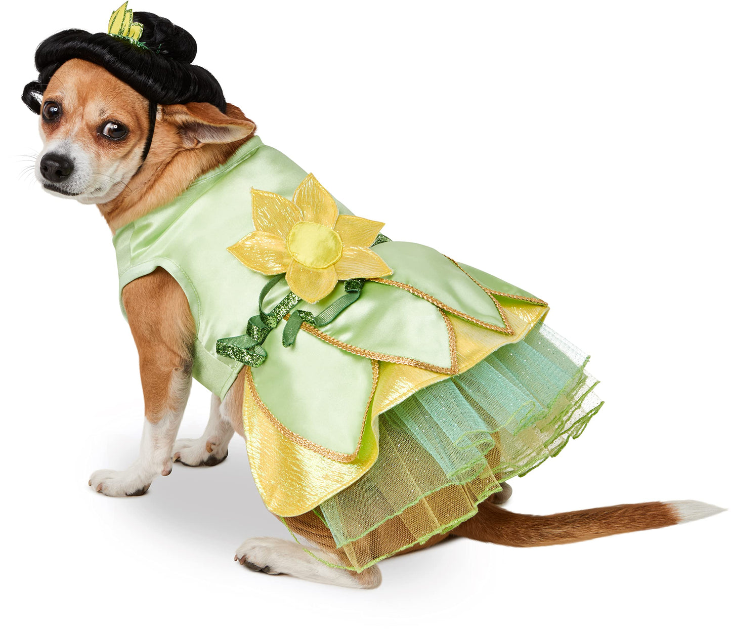Rubies Disney Princess and the Frog Tiana Pet Costume and Wig As Shown Medium