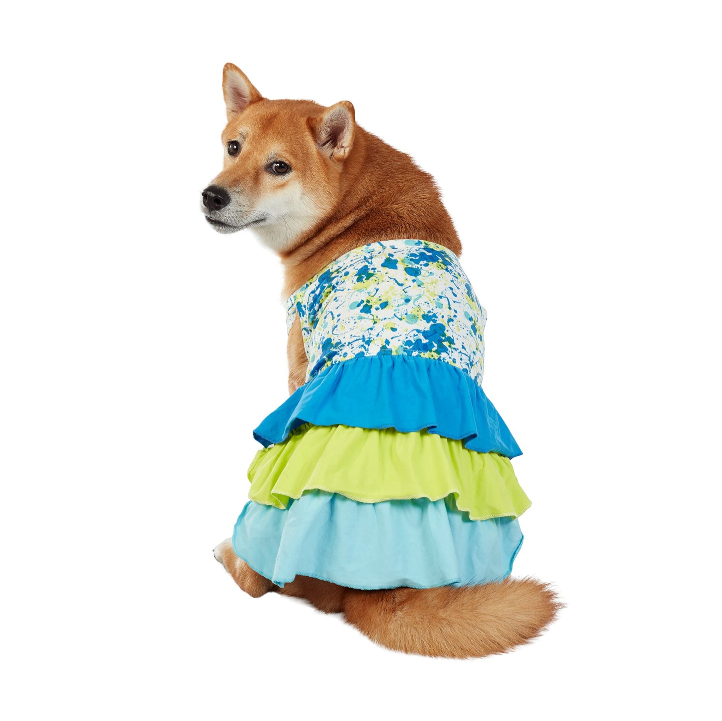 Best Furry Friends Dress for Dogs Color Splat Large